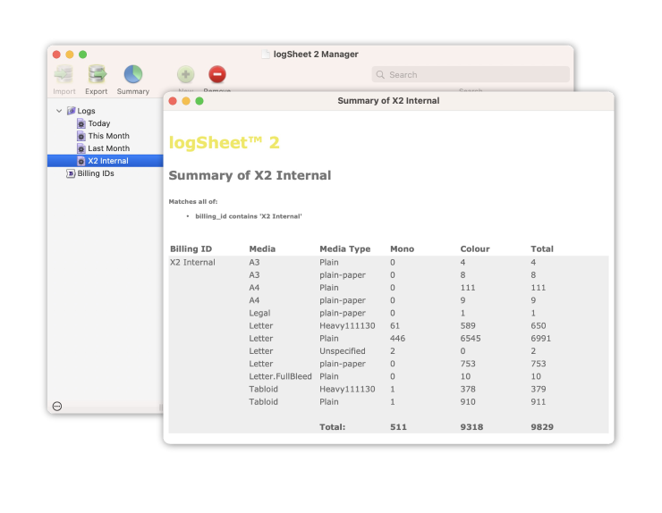 logSheet Manager